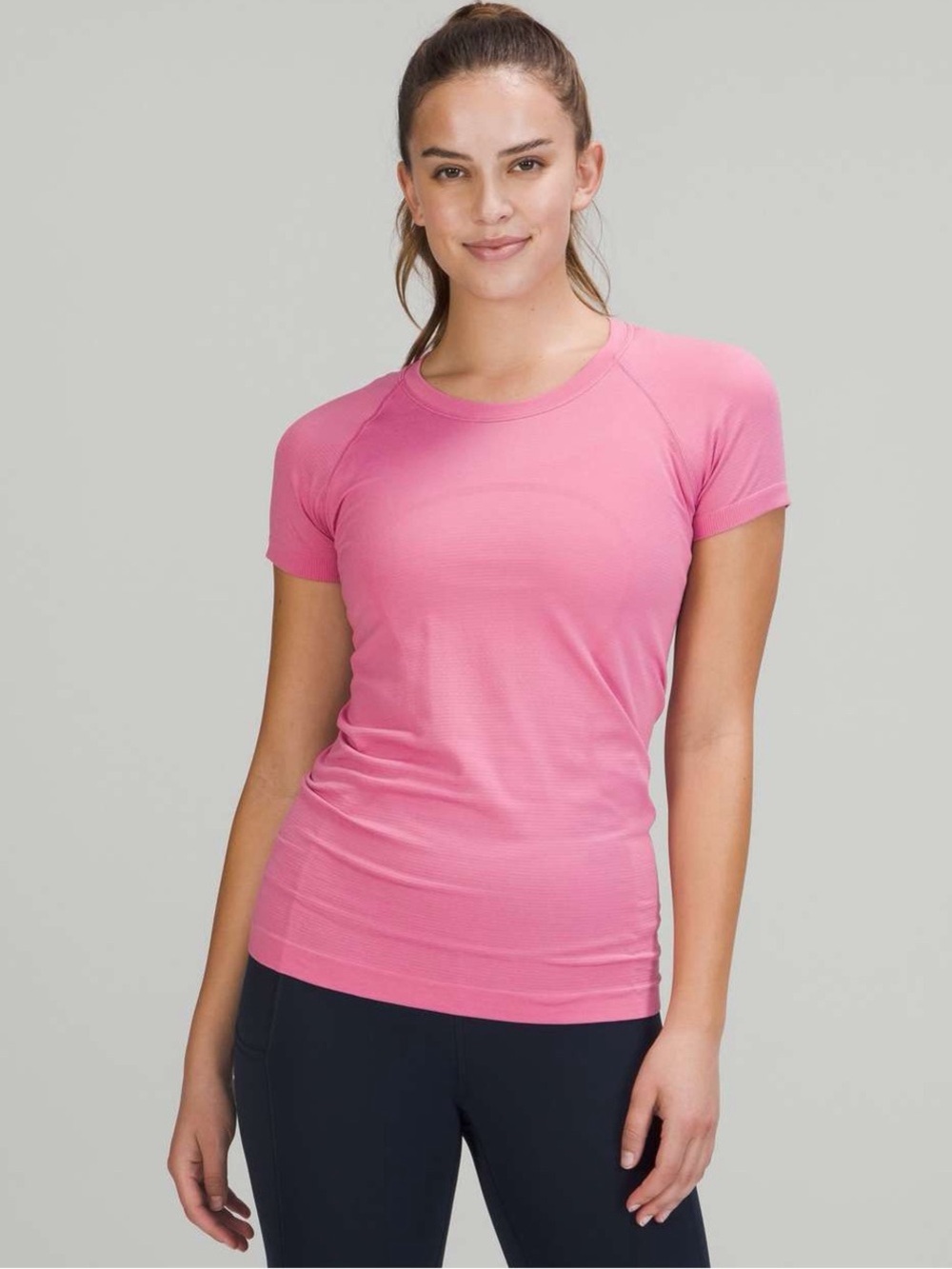 Lululemon Swiftly Tech Short Sleeve Shirt 2.0 Pink Blossom Size 6
